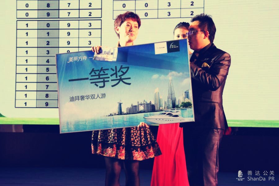 一等獎(jiǎng)&ldquo;迪拜奢華雙人游&rdquo;獲得者
